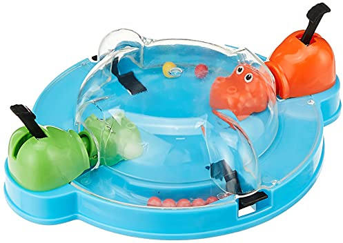Hasbro Gaming Elefun & Friends Hungry Hungry Hippos Grab & Go Game