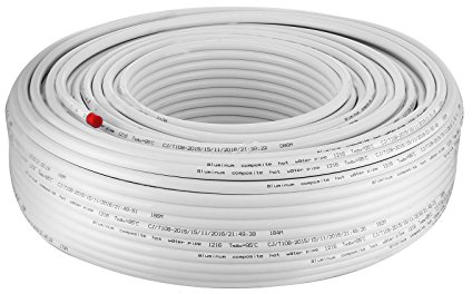 BuoQua 16x2mm Tubo Multistrato In Alluminio Lunghezza 200M Alluminio Tubo Multistrato PEX Materiale Composito Rotolo Da 200M Tubo Multistrato 16x2mm PEX Tubo Di Riscaldamento