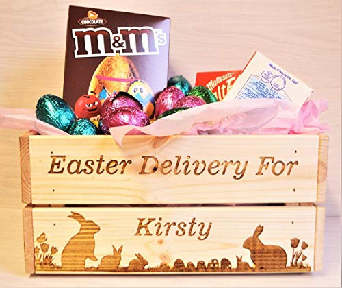 Easter Egg Personalised Crate Gift basket surprise kids box (Crate ONLY)