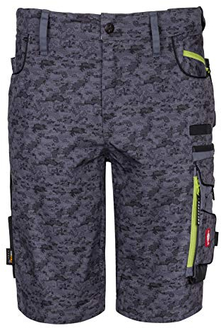 Engelbert Strauss ARBEITSSHORTS Pixel (46-58), Größe 50, Qualitative Arbeitskleidung