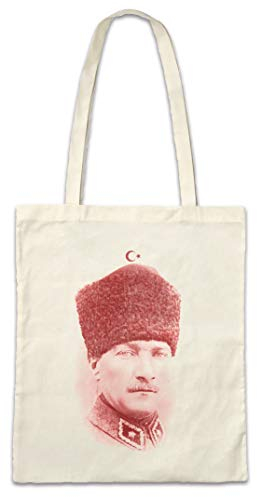 Urban Backwoods Atatürk Portrait Hipster Bag Beutel Stofftasche Einkaufstasche