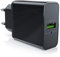 CSL - USB Ladegerät mit Schnellladefunktion - Netzteil mit Quick Charge 3.0 - Smart Charge Solid Charge intelligentes Laden - geeignet für Handys, Smartphones, Navis, Tablets UVM.