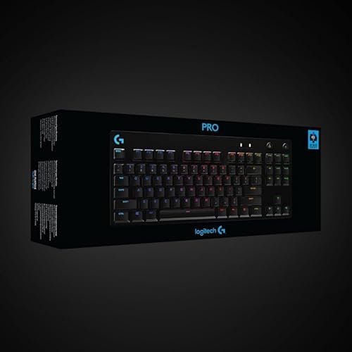 Logitech Mechanische Gaming-Tastatur G Pro X mit austauschbaren professionellen GX Schaltern, spanische Tastatur mit Buchstabe Ñ