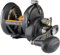 PENN Fishing Penn Squall II Star Drag konventionelle Angelrolle, Schwarz/Gold (SQLII25NSDLH)