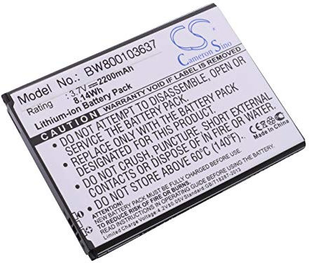 vhbw Batterie Compatible avec Samsung Galaxy SGH-i317, SGH-N025, SHV-E250, SHV-E250L, SCH-R950 téléphone Portable (2200mAh, 3,7V, Li-ION)