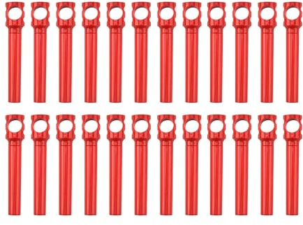 Portable Corkscrew Wine Opener - Pack of 24 - Travel Plastic Corkscrew with Metal Spiral - Basic Wine Glass Bottle Cork Opener