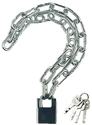 Chain Lock, Household Lock, Anti-Theft, car Lock, Iron Chain Door Lock, Bold 8mm