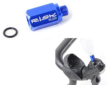 COONIUM Adaptador de embudo de purga para freno de disco hidráulico Shimano R9120 ST-R9170, conversión de DEORE/SLX/XT/XTR, etc., MTB a 105/UT/DA, etc. Embudo de purga de bicicleta de carretera