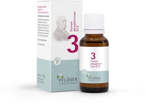 BIOCHEMIE Pflüger 3 Ferrum phosphoricum D 12 Glob. 15 g