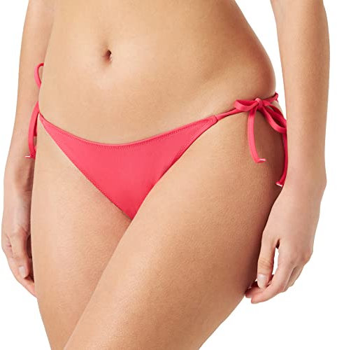Calvin Klein Bas De Bikini Femme Liens Latéraux Sport, Rose (Pink Flash), L