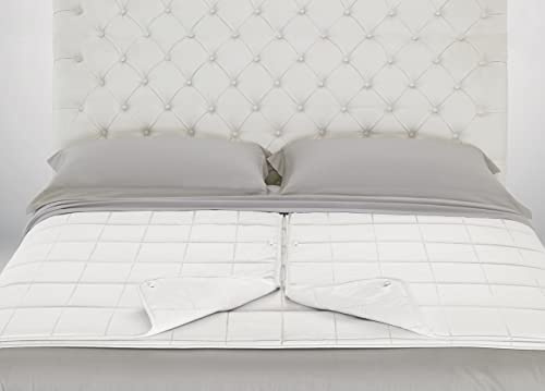 BIANCHERIAWEB Innenbereich Daunendecke Milbendicht Bettdecke Doppelbett Lui-Lei Sommer Winter Weiß Waschbar