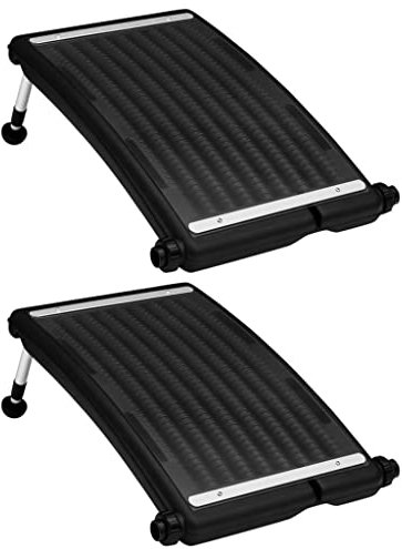 INLIFE Calentadores solares para piscina curvados, 2 unidades, 72,5 x 46 cm-5461