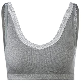 S.Oliver Damen Ld-1bu BH, Grau-Creme, 44 EU