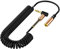 Xingdianfu 90°Winkel Sound AUX Audio Spiral Kabel Klinke Stecker 3,5mm gewinkelt Auto