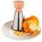 URBAN SPOON Lemon Zester Bar Tool, Round Zester, Citrus Lime Zester Peeler, Citrus Reamer, Grater, Compact for Easy Storage, Comfortable Wooden Handle, Perfect Lemon Zester for Cocktail