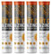 Vitamin C 1000mg & Zinc 15mg Orange Flavour Effervescent Tablets - High Strength Tablets for a Healthy Immune System (4 Tubes)