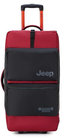 Jeep Js006b Reisetasche mit Zwei Rädern, Tomate, 20 Inch, Js006b Reisetasche mit Zwei Rädern