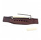 OFFSCH Adjustable Saitige Akustikgitarre Brücke Aus Rosenholz Pads Und Höhenverstellbarem Werkzeug Für Archtop-gitarren Und Ersatzteile