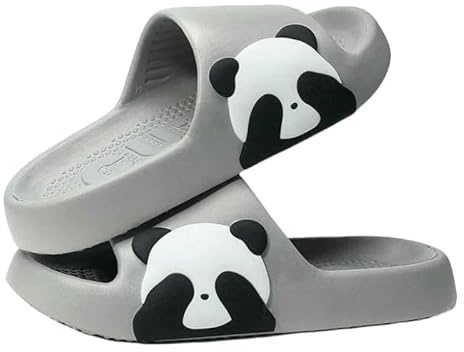 SMMZRF Hausschuhe Damen-Panda-Hausschuhe, Süße Wolken-Sandalen, Flip-Flops, Strandschuhe, Herren-Eva-Hausschuhe