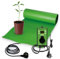 Bio Green Anzuchtbooster Heizmatte mit Digital-Thermostat für Pflanzen | 25 x 35 cm | 15 Watt | wasserdichte Wärmeplatte | für Samen & Stecklinge