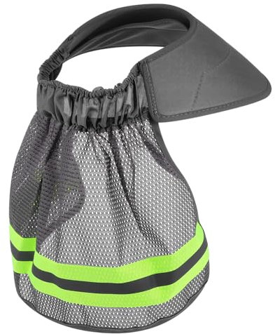 MAGICLULU Parasol para Casco con protección blindaje Trabajar Vista Visera Casco de Obra Casco de Seguridad Accesorios para Cascos Sombras de Sombrero Duro para el Sol poliéster Light Grey