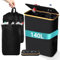 140L Contenedor De Recogida De Botellas De DepóSito, Colector De Botellas Grande Con 2 Bolsas De Transporte Recolector De Botellas Reutilizable Para Botellas VacíAs Adecuado Para Cocina Despensa