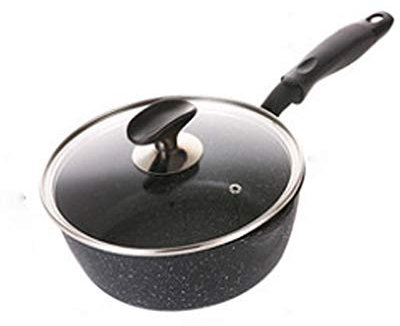 ASerZenith Padella da 20 Cm, Wok, Pentola per Zuppa, Pietra per Riso, Padella Antiaderente, Padella per Snack, Pentola per Piano Cottura A Induzione Disponibile
