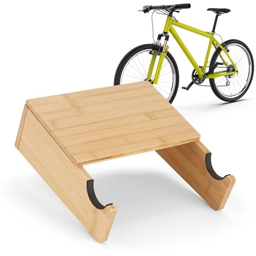 Genérico Fahrradträger zur Wandmontage, Aufbewahrungsregal für Fahrräder, aus robustem Holz, platzsparend, für Werkstatt oder Zuhause