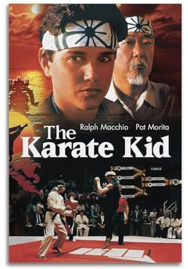 Filmposter The Karate Kid, individuelles Poster, Leinwand, Wandkunst, Dekor, Wohnzimmer, modern, Familienschlafzimmer, 30 x 45 cm, ungerahmter Stil