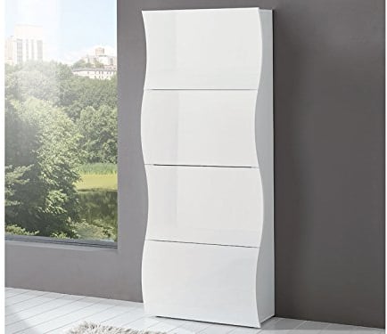 möbelando Schuhschrank Schuhkipper Schuhkommode Schuhaufbewahrung Schrank Flur Onda III
