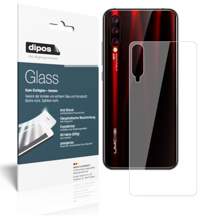 dipos 2x Displayschutzfolie 9H klar für Uhans i8