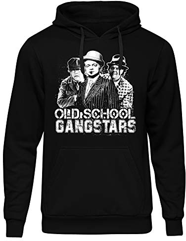 Uglyshirt89 Olsenbande Männer und Herren Kapuzenpullover | Egon Weltkulturerbe | M2 (L)