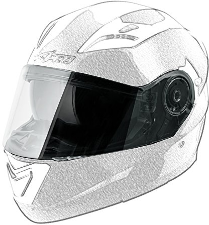 A-Pro Visiera Trasparente Ricambio Casco YM-829 modello BADGET