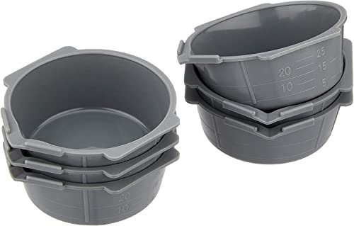 GSI Creos MR.HOBBY GT-115G Paint Bowl, Cup, Plastic, Grey, 6 Pieces, 6 Count