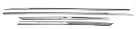 Garniture Baguette de porte latérale pour Renault Clio 2019-2023 acier inox 4Pcs