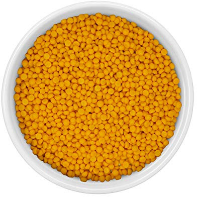 DistrEbution 1 kg Kerzenfarbe, Wachsfarbe zum Durchfärben, Kerzen einfärben, Made in Germany (Gelb 380)