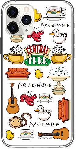 ERT GROUP BV00179 Original und Offiziell Lizenziertes Friends der TV-Serie Handyhülle für iPhone 11, Case, Hülle, Cover aus Kunststoff TPU-Silikon, schützt vor Stößen und Kratzern, Multicolor