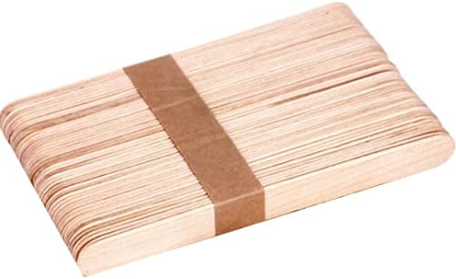 Vanity UK 500 pcs Wooden Wax Spatulas Disposable Salon Professional Quality Waxing Sticks Applicators Suitable For Warm and Hot Depilation Body Hair Removal