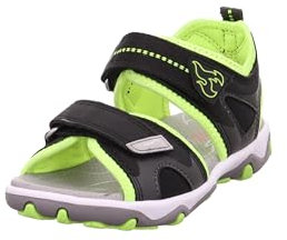 Superfit Mike 3.0 Sandalen, SCHWARZ/GELB 0000, 27 EU