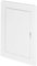 Awenta Puerta de Acceso Plástico 100x150 mm - Placa de Cubierta Blanca para Trampilla de Apertura - Cerradura de Puerta Abatible - Perno de Puerta - Puerta Extraíble - Acabado Liso Pintable