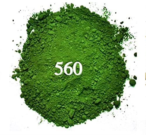 Chromoxid Grün Pigment 1 kg Pulver Farbe, Cr2O3 min 99%, für Beton, Harz, Silikon (€18,90/kg)