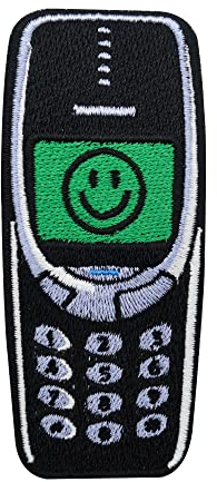 Finally Home Patch zum Aufbügeln & Aufnähen - Retro Handy | Vintage Patches, Old School Flicken, Aufbügler, Aufnäher