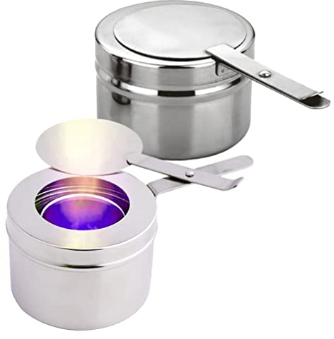 Luxshiny 2pcs Food Warmer Wick Fuel Buffets & Sideboards Dishes Fondue Fuel Holder Stove Burner Liners Chafing Chafing Fuel Chafer Essential Oil Kitchenware