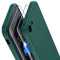 Losvick Case for iPhone SE 2022/2020, iPhone 8/7 - 2x Tempered Screen Protector, Liquid Silicone Soft Shockproof Bumper - Dark Green