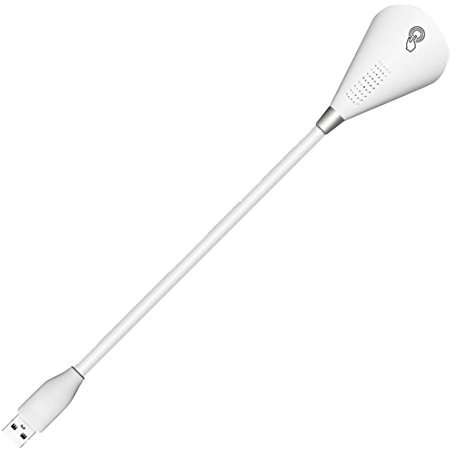 Qutsvosh Creative White Multi-purpose USB Hot and Cold Color Touch Swan Necklaces Bluetooth Speaker Computer Speaker