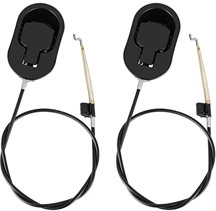 Spring.Rd 2 Stück Set Relax-Ersatzteile, langlebiger Liegestuhl Entriegelungsgriff mit Liegestuhl Zugseil Reparatur Ersatzteil kompatibel für die meisten Möbel von Liegestühlen, Sofas, Couchs