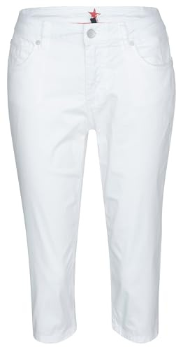 Buena Vista Damen Caprijeans Angela (as3, Alpha, s, Regular, Regular, Natural Ecru)