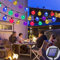 Lezonic Solar lichterkette außen wetterfest, 30 LED lichterkette garten 8 Modi Außer/Innen lampions solar außen für Garten, Bäume, Hochzeiten, Partys, Weihnachten usw (Mehrfarbig)
