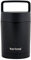 Kichna Vacuum Double Walled Stainless Steel thermal Food Flask Tub | BPA Free Lid Leak & Spill Proof Jar with Handle | Keeps Cold for 6Hrs or Hot for 6Hrs - Onyx Black