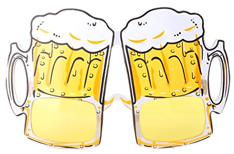 Hawaii Neuheit Bier Sonnenbrille Brille Kostüm Party Weihnachten Dekor Geschenk